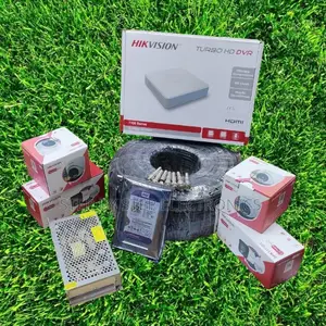 Easy Installation 4 Hikvision 1080p 2mp Smart Hybrid CCTV Cameras Kit