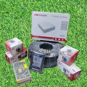 Hikvision 4 1080p 2mp Dome Bullets Smart Hybrid CCTV Cameras Kit