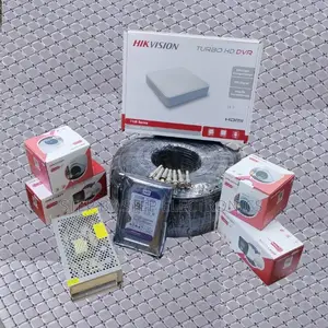 Hikvision 4 Smart Hybrid Cameras 1080p Full Hd CCTV Security Full Kit