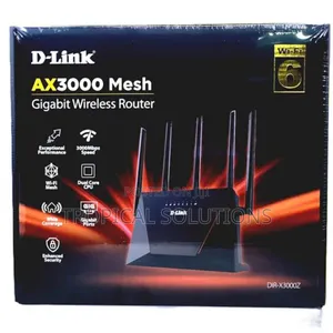 D-Link Ax3000 Mesh Gigabit Wi-Fi 6 Router Dur-X3000z 1000mbps