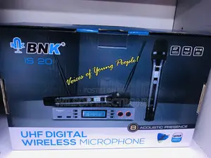 BNK Is 20. 2 in 1 Uhf Digital Wireless Microphone