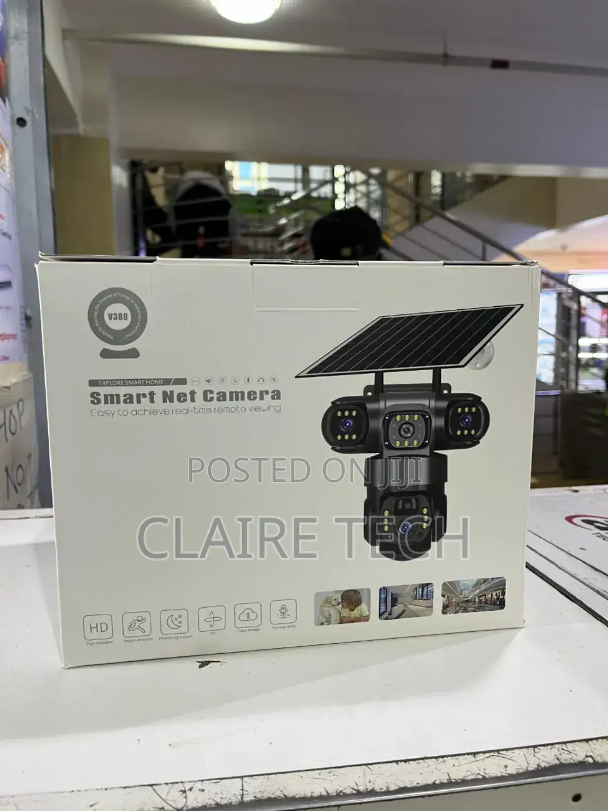 Triple Lens 4g Solar CCTV Camera