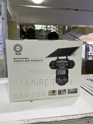 Triple Lens 4g Solar CCTV Camera