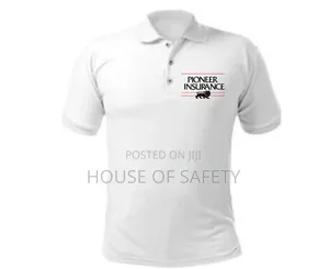 Polo White and Branding Available at Afee