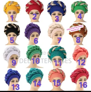 Sequin African Headwrap