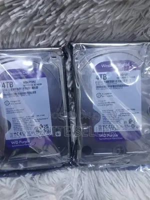A 4tb Purple Western Digital Hard Drive's
