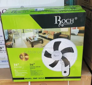 Roch 16inch 5 Blade Wall Fan With Powerful Mortar