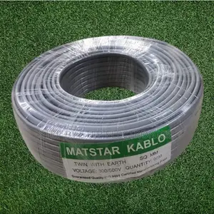 2.5mm Twin With Earth Electric Wiring Cable 90m Grey PVC