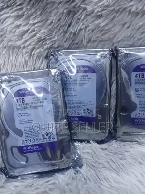 4tb Storage Western Digital Purple Survelliance HDD