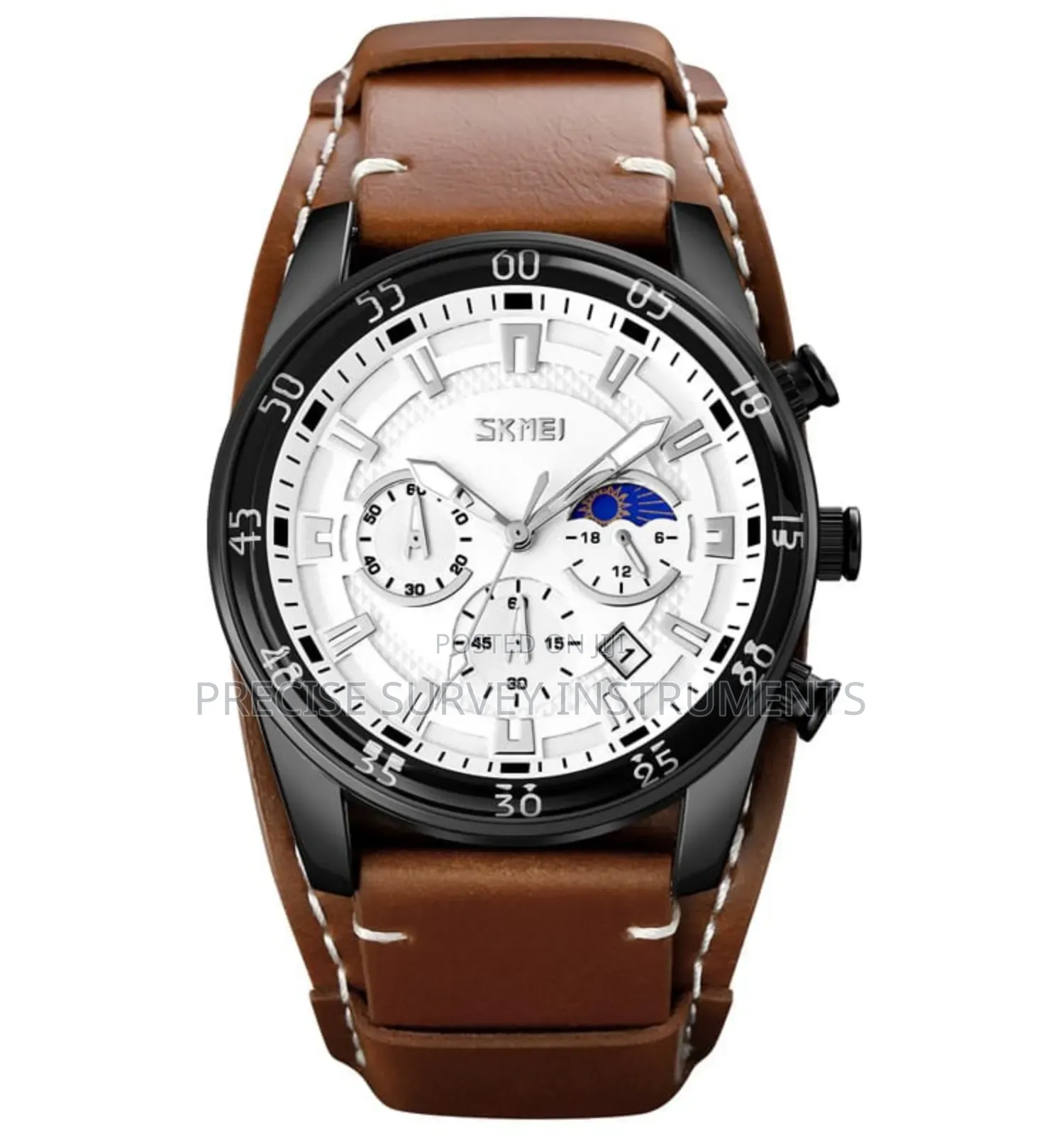 White Brown Men Watch