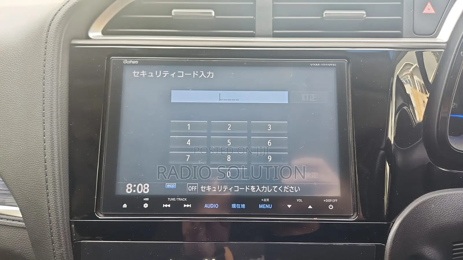 Honda Fit Shuttle Gathers Radio Password Code Unlock