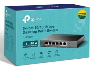 Tp-Link 6 Port Tl-Sf1006p Desktop Switch With 4 Port Poe+