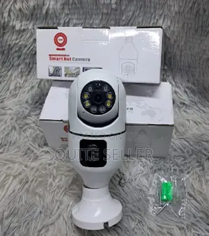 V380 Wireless CCTV Bulb Dual Camera PTZ (Pan-Tilt-Zoom) Functionality