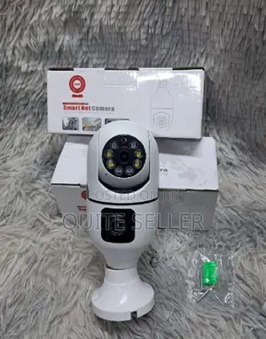 V380 Wifi Smart Net Dual Bulb PTZ Camera - Two-Way Audio Communication