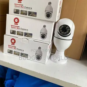 Office Monitoring 380 Bulb Camera 5mp Wifi Dual Lens Security Cam