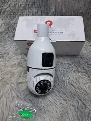 Dual-Lens Bulb Camera - Compatible With Some Smart Home Systems