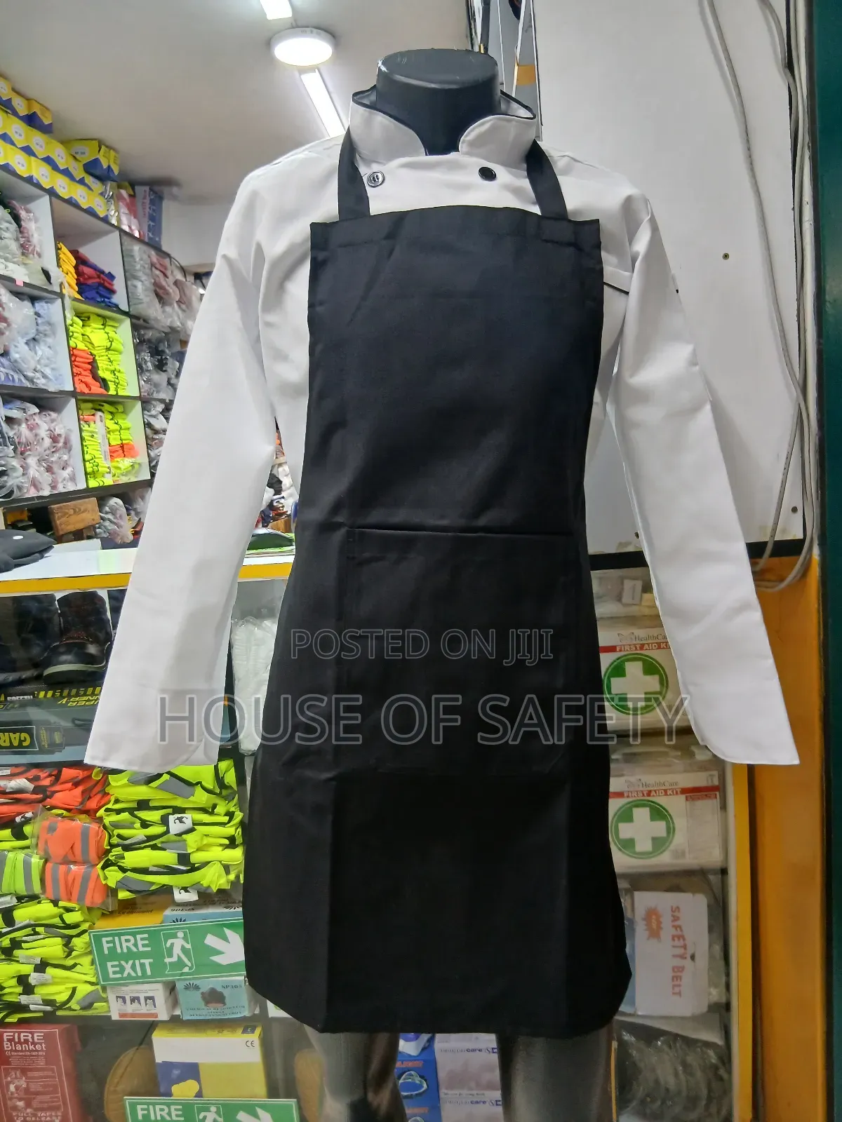 Black Aprons and White Chef Jackets