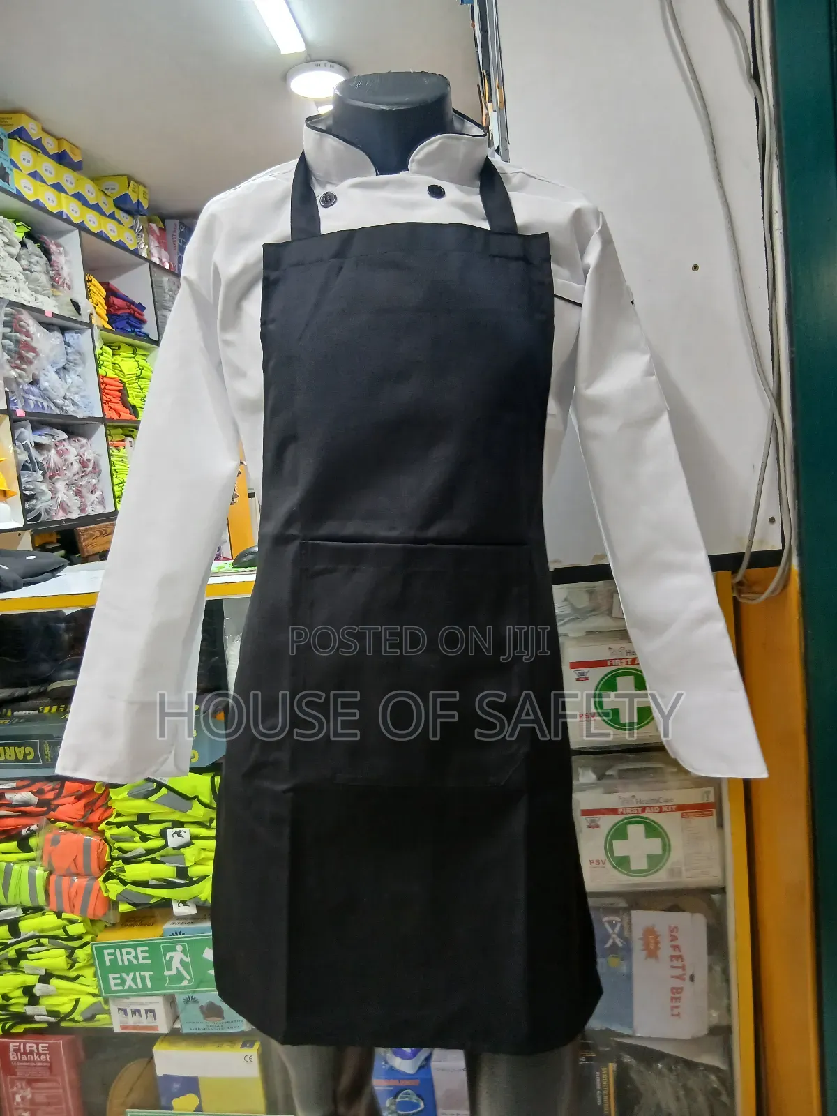Black Aprons and White Chef Jackets