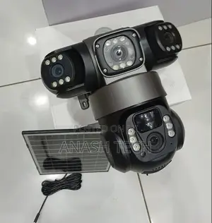 Manageable Triple Lens 4g Solar Camera Ptz, Remote Surveillance