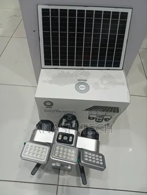 High Defination Triple Lens 4g Solar Camera Ptz, Remote Surveillance