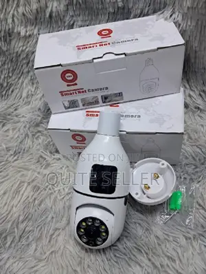 New , V380 Pro CCTV Bulb Hd 4mp Dual Lens CCTV Wifi Camera