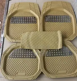Floor Mats Beige 5 Pieces