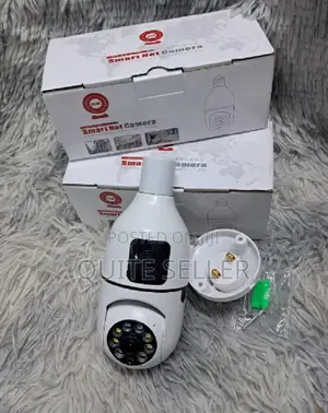 Smart Dual Lens V380 Pro PTZ Bulb Ip Night Vision Camera