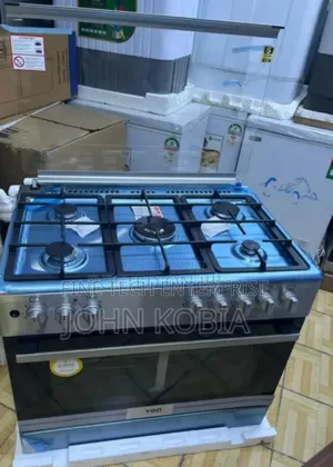 60*90 Von Vcf965031nsk Freestanding Cooker – 5 Gas Burners