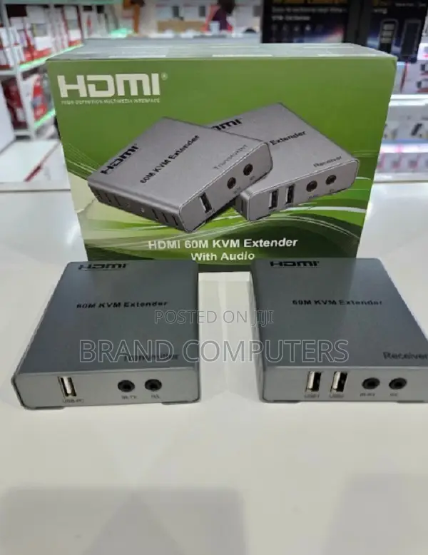 60m for Hdmi Extender With KVM Usb Single Cat 5e Cat 6 Rj45 Cable