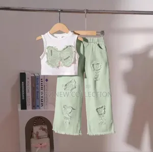 Girls Quality 2pc Trouser Set