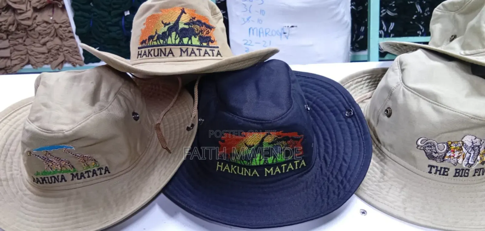 Good Quality Safari Hats Embroidery