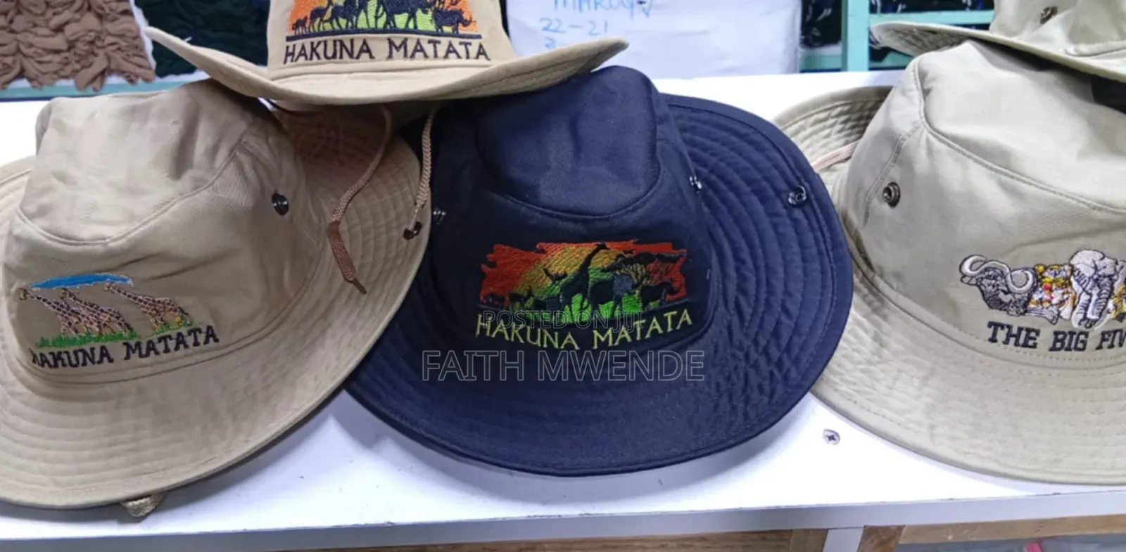 Good Quality Safari Hats Embroidery