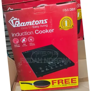 Ramtons Induction Cooker With Free Pan