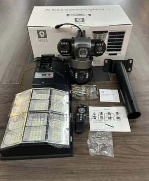 2 in 1 Solar Camera With Floodlight V380