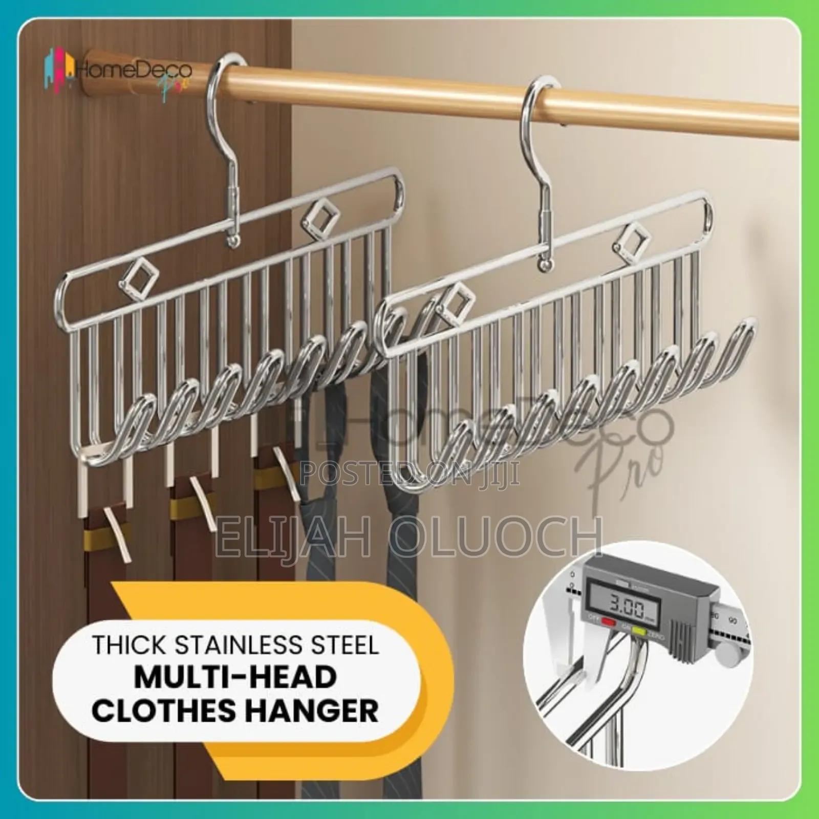 Rotating Stainless Steel 8 Hook Hanger Now Available