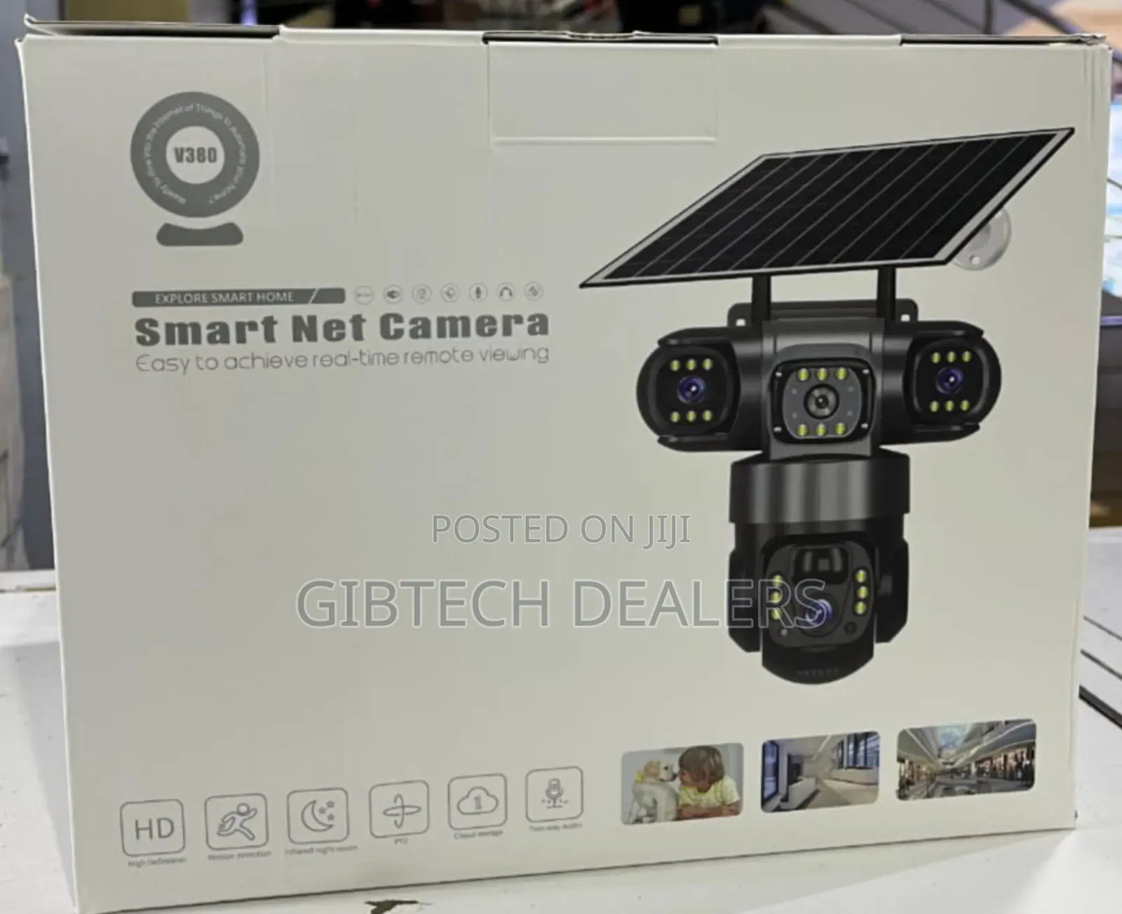 Smartnet Triple Lens 4g Solar CCTV Camera