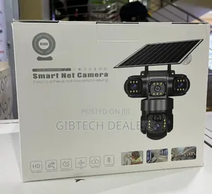 Triple Lens 4g Solar CCTV Camera Wireless