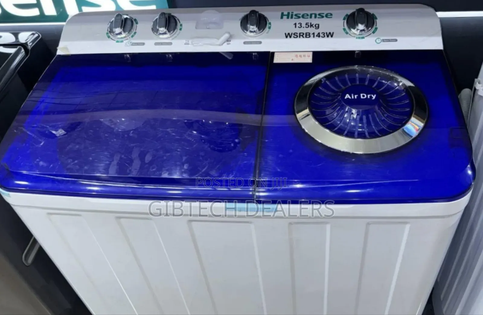 Hisense Washing Machine 13.5kg Top Load Semi Automatic