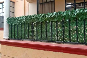 Wipeable Leaves for Balcony Artificial Green Privacy Fence