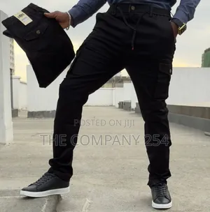 Quality Casual Khaki Made Side Pocket Slim Fit Cargo Pant Trouser