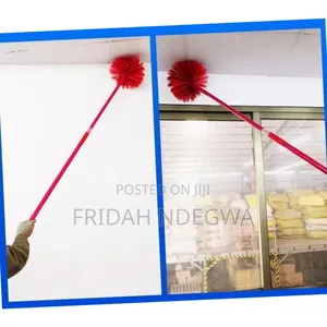 *Extendable Cobweb Broom With Extension Pole,