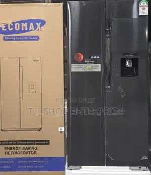 Ecomax 454 Litres Dark Silver Side by Side With Dispenser