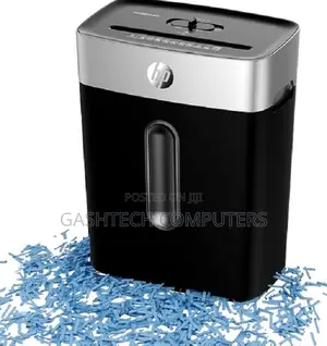 Hp Oneshred 8cc Black Shredder, Security Level P-4, Cross Cut, 8 Sheet