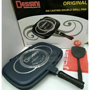 Grill Pan. Dessini Two-sided Double Grill Non-stick Pressure Pan 40 Cm