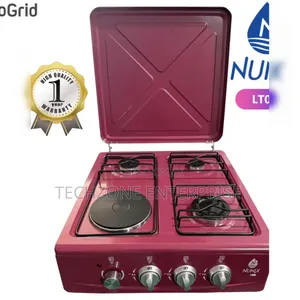 Nunix Lt-05b 3-Gas+1-Electric Tabletop Gas Stainless Steel Cookers 