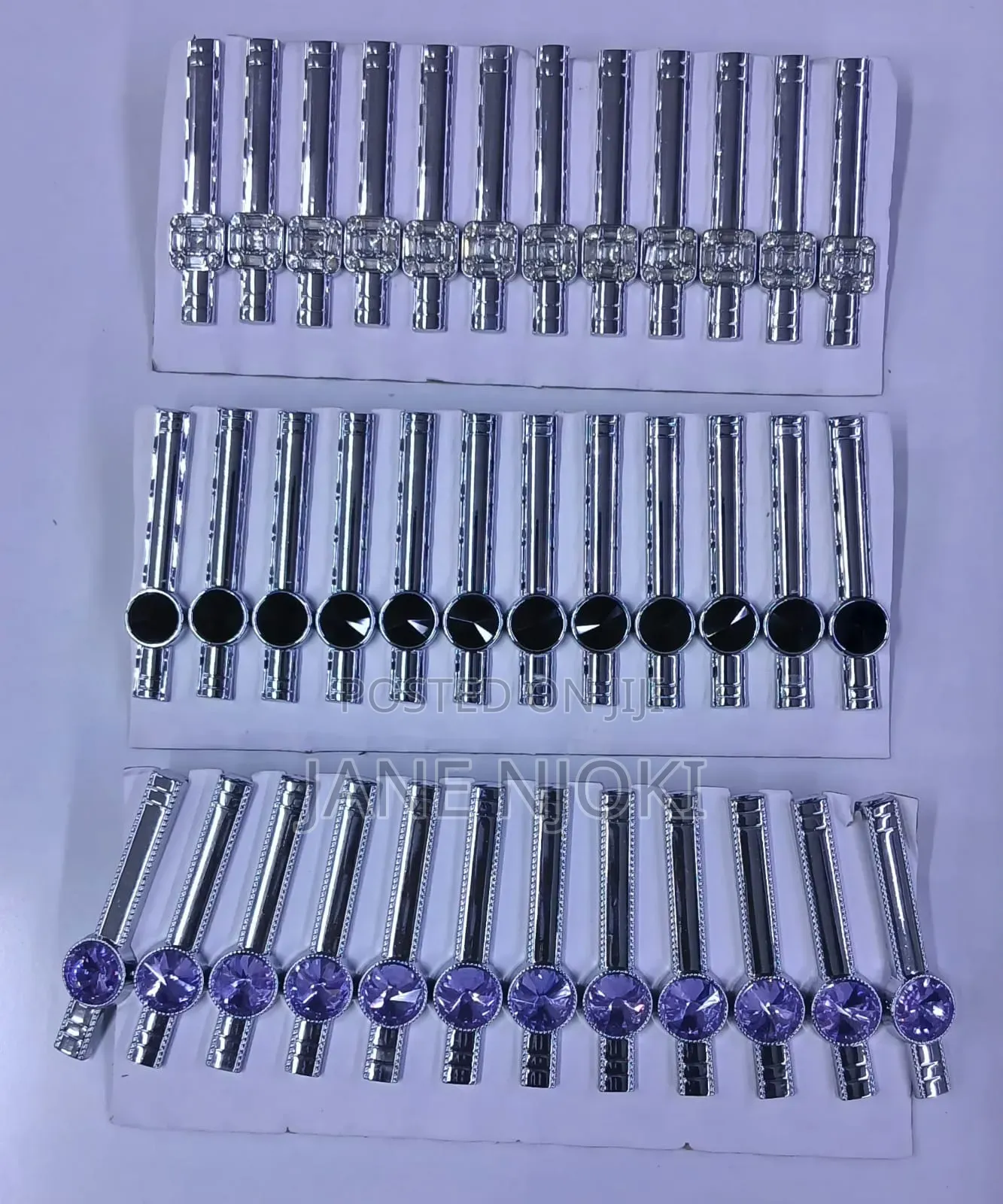 Silver Clipties Men