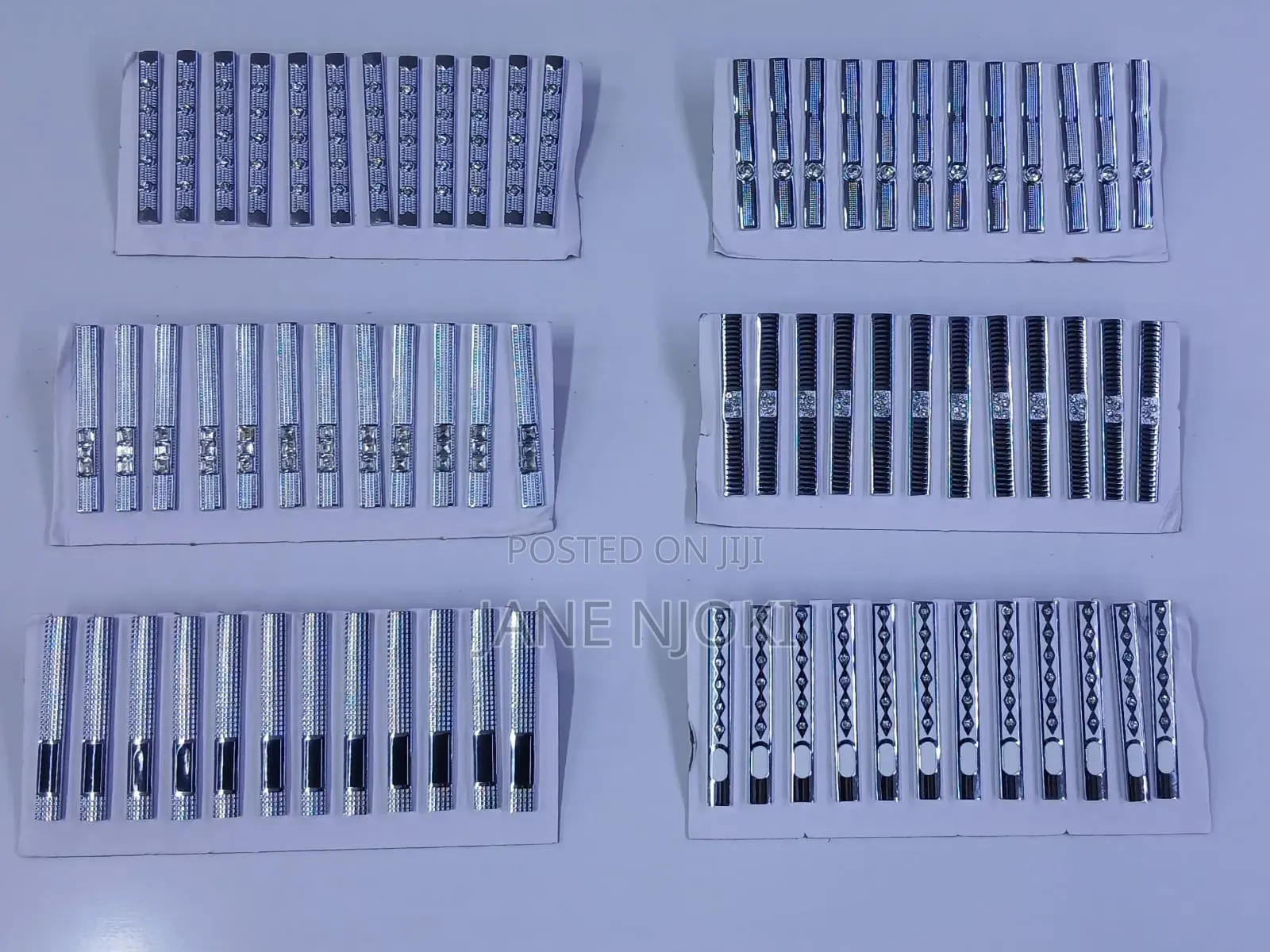 Silver Clipties Men