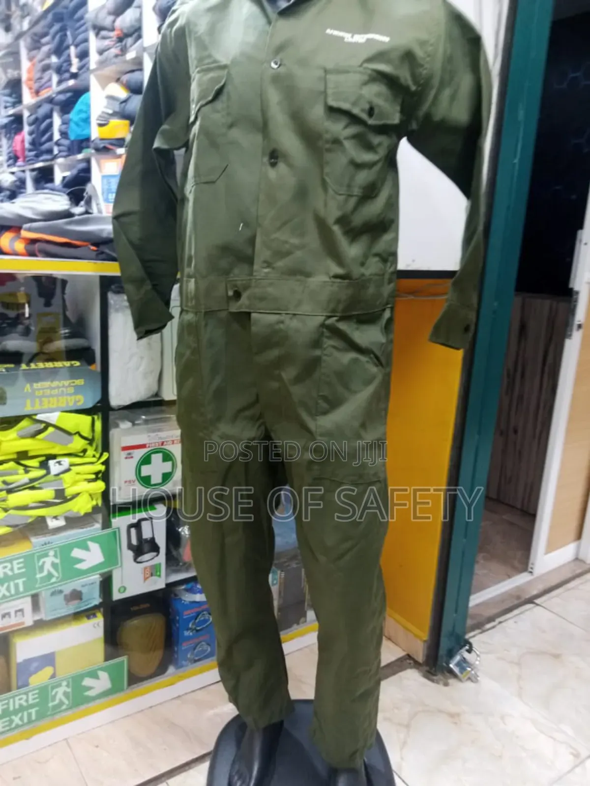 Affordable Safety Overall Restocked Plain