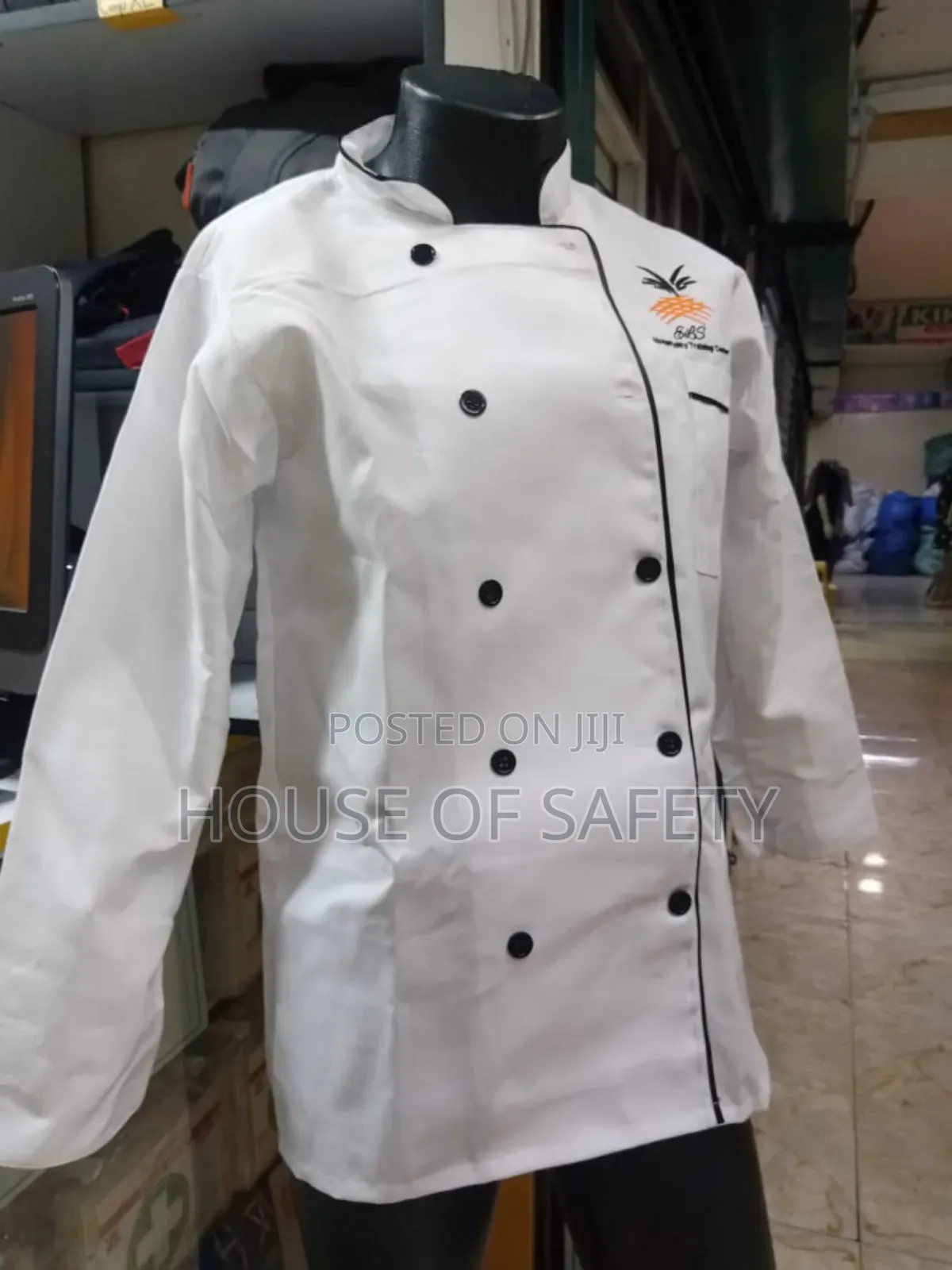 Double Chest Chef Jackets in White
