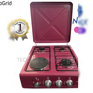 Nunix Lt-05b 3-Gas+1-Electric Tabletop Gas Cookers Auto Ignition,